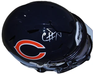 CALEB WILLIAMS signed (CHICAGO BEARS) MIDI football helmet BECKETT JSA CJ83259 - Picture 1 of 4