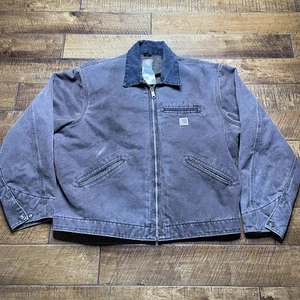 Vintage Brown Carhartt Detroit Blanket Lined Jacket J97 CHT Men’s Size XL - Bild 1 von 15