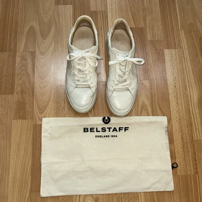Zapatilla deportiva Belstaff Track nueva - blanca limpia - talla UK8/US9/EU42 Foto 1 de 4