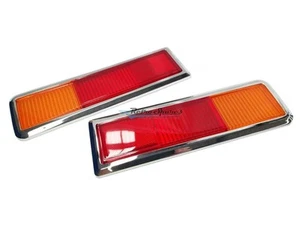 REAR BRAKE INDICATOR TAIL LIGHT LENSES BEZELS FOR FORD ESCORT CAPRI MK1 GT TW - Foto 1 di 1