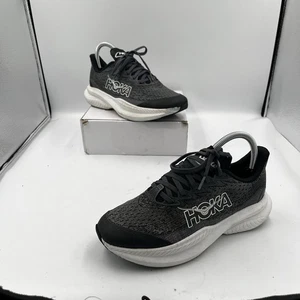Hoka Correr Carrera Entrenadores Zapatos Mach 6 Para Mujer Negro Blanco Reino Unido Talla 4.5 - Imagen 1 de 9