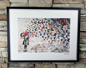 Lithographie Banksy 28×38 cm - Édition Limitée /150 - Encadrée + Certificat - Bild 1 von 7