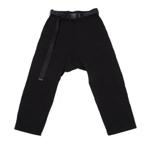 REGULATION yohji yamamoto Logo Belt Dropped Crotch Pants Size 1(K-158049) - Picture 1 of 12