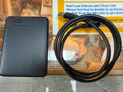 2TB WD Elements Portable Hard Drive NICE Tested Western Digital External - Image 1 of 2