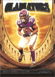 2021 Panini Contenders Dalvin Cook #GLD-DCO Minnesota Vikings Gladiators Insert - Picture 1 of 2