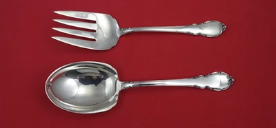New King by Dominick and Haff Sterling Silver Salad Serving Set FH AS 8 3/4" - Image 1 of 2