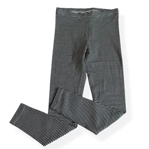 Tea Collection Black White Striped Leggings 8 - Picture 1 of 9