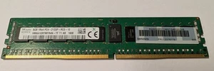 1 x 8 GB DDR4 Servidor Estación de Trabajo Hynix Ram 1Rx4 PC4-2133P no para PC estándar - Imagen 1 de 1