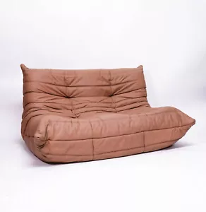 Ligne Roset Togo Sofa I Couch Leder Vintage Designer Relaxsessel Michel Ducaroy - Bild 1 von 9