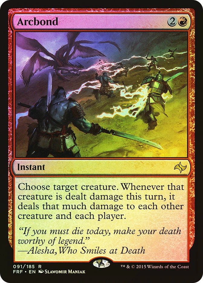 MTG FOIL Arcbond  - Fate Reforged #91 - Image 1 of 1