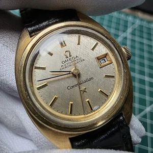 Omega Constellation Automatic Chronometer Gold Plared Cal. 682 24mm - Picture 1 of 12