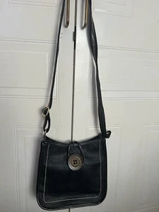 Systyle Paris schwarze Umhängetasche Kuriertasche Neu - Bild 1 von 8