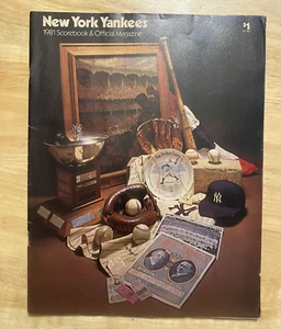Yankees v Red Sox - 9/11-13/1981 - Official Game Program - AUTHENTIC - Picture 1 of 6