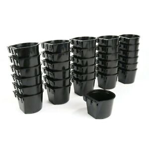 (Pack of 24) Black Cage Container to Hold Nails, Nuts, Screws, Bolts in the Shop