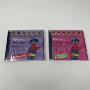 Jim Knopf und die Wilde 13 Michael Ende Teil 1 & 2 Hörbuch Kinder Audio CD SET - Bild 1 von 1