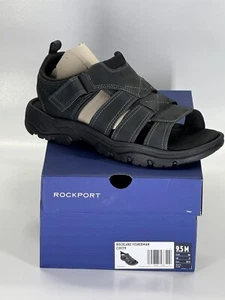 ROCKPORT CI9179 Rocklake Fisherman Sandal | Black | 9.5 M - Picture 1 of 6