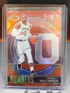 2021-22 Panini Select Numbers Red Russell Westbrook Silver Prizm #20 Lakers SP - Imagen 1 de 1