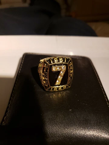 RARE 1951 1968 Mickey Mantle Baseball Championship Ring Men Cover