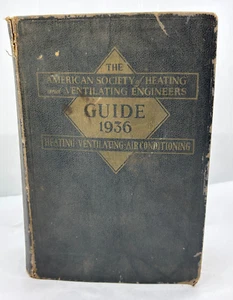 The American Society of Heating and Ventilating Engineers Guide 1936 Buch - Bild 1 von 16