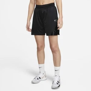 Nike Women's Dri-FIT ISoFly Basketball FLY Shorts - Black with white logo - NWT - Picture 1 of 8