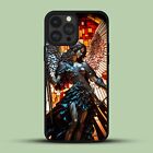 Stained glass battle angel Tough Phone Case For iPhone 14 15 11 12 13 Pro