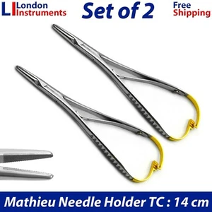 Mathieu Porta Aghi Legatura Ortodontica Legatura Pinza Chirurgica TC 14cm X2 - Foto 1 di 6