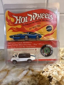 1969 Hot Wheels Mattel REDLINE Jack Rabbit Black Interior, Unpunched Card - Picture 1 of 10
