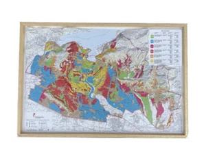 Mapa en relieve criado en vino Franciacorta - Imagen 1 de 1