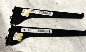 Knape & Vogt 180 Black 8" Shelf Bracket, Lot of 4, New Made In USA - Picture 1 of 2
