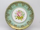 AYNSLEY DINNER CABINET PLATE HAND PAINTED CABBAGE ROSE SIGNED G. BENTLEY RARE