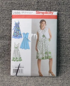 Simplicity 2886 Misses Dress Bodice Variations & Bolero Jacket 14-22 Uncut - Picture 1 of 3