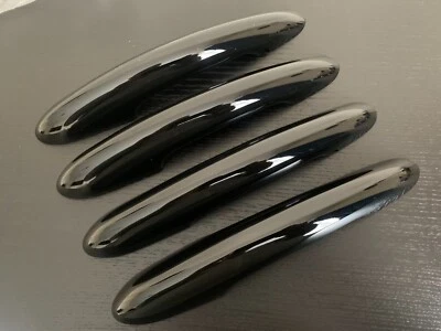 CUBIERTAS MANIJAS NEGRAS BRILLANTES 4 PUERTAS PARA BMW MINI COOPER F55 F60 COUNTRYMAN JCW  - Imagen 1 de 3