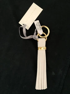 Katie Loxton keyring : white with tassels : key fob - Picture 1 of 3