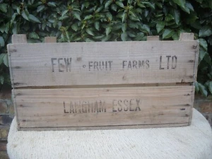 Genuine Vintage Apple Crate Box  (525) - Picture 1 of 6