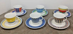 Winterling Porzellan Espresso Set 6 Cups/Saucers - Germany - Picture 1 of 9