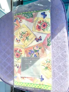 Papel de sobremesa de plástico resistente al agua Eileen West Spring 54"x102" de colección nuevo en paquete - Imagen 1 de 3