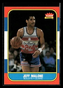 1986-87 Fleer #67 Jeff Malone - Set Break! NM/MT+ RC - Picture 1 of 2