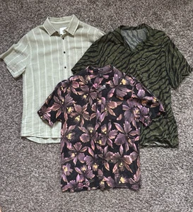 Volcom and Katin Button-up Shirts - Hawaiian/Leisure Style - Men’s Large - Picture 1 of 16