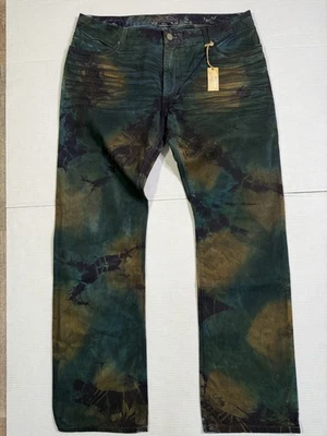 Nuevo Jean Robin’s Para Hombre Talla 40 Estilo #D5696-LF SOLAPA LARGA Verde Bosque Camuflaje  Foto 1 de 4