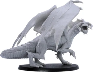 Adult Black Dragon – Fantasy Dragon Miniature with 125mm Wingspan | 32mm Scale - Picture 1 of 8