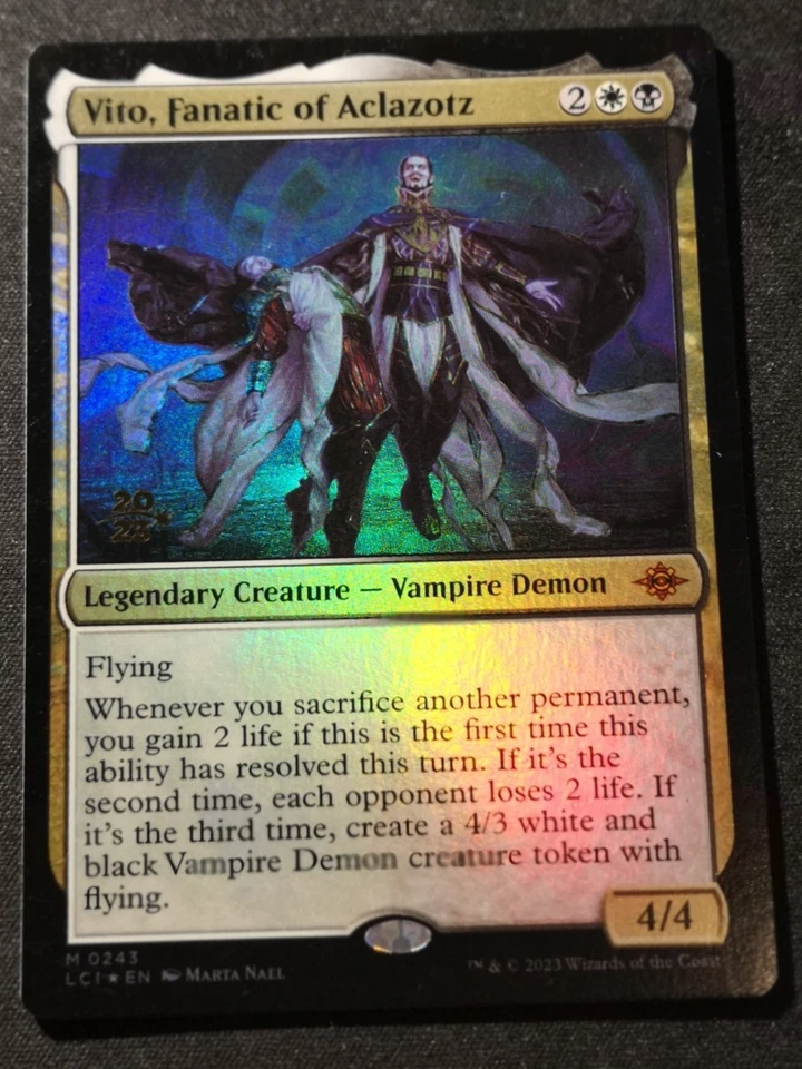 Vito, Fanatic Of Aclazotz - Foil - Promo - LcI - MTG - EN - NM - 0243 - Image 1 of 1