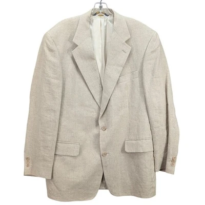 Blazer Abrigo Deportivo Brooks Brothers 100% Lino Para Hombre 40 Regular Beige Hecho en EE. UU. Foto 1 de 4