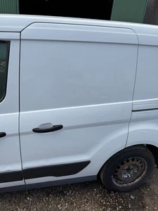 FORD TRANSIT CONNECT SWB MK2 2013-21 COMPLETE SLIDING DOOR IN WHITE LEFT SIDE - Picture 1 of 3