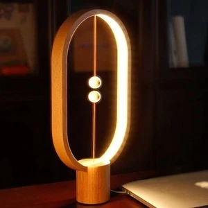 Table Lamp for Bedroom - Balance Lamp,Bedside Lamp with Touch Dimmer,Christma... - Picture 1 of 8