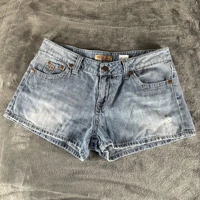 Pantalones Cortos de Jeans Paris Blues Años 90 Y2K Talla 15 Azul Denim Envejecido Botín Pantalones Cortos Foto 1 de 4