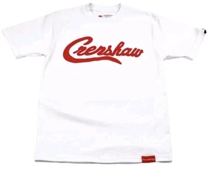 NEW The Marathon Clothing Limited Edition Crenshaw Size SMALL T-Shirt White/Red - Picture 1 of 6