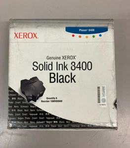 Cartucce di inchiostro solido originali OEM Xerox Black 8400 108R00604 - scatola danneggiata - Foto 1 di 3