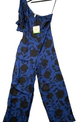 Mono Kate Spade X Target Clásico Rosa Lino Rayón Azul Marino/Negro Floral talla 2 Foto 1 de 4