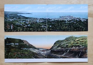 2 FOLDED POSTCARDS OF THE PANAMA CANAL CONSTRUCTION - Picture 1 of 2