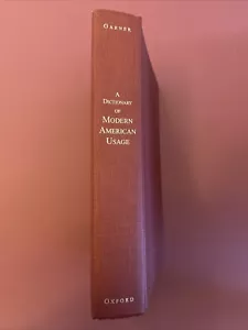 A Dictionary Of Modern American Usage By Bryan A. Garner (Hardcover, 1998) - Picture 1 of 5